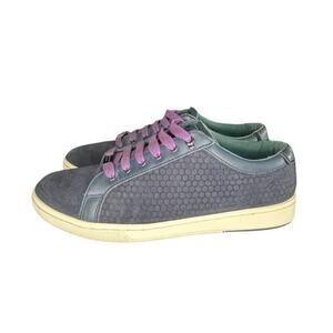 Ted Baker London Slowne Gray Purple Sneakers Casual Sneakers Size 8